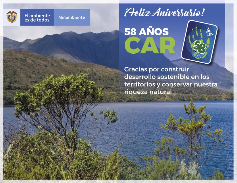 MinAmbiente se une a la celebración de los 58 años de la CAR