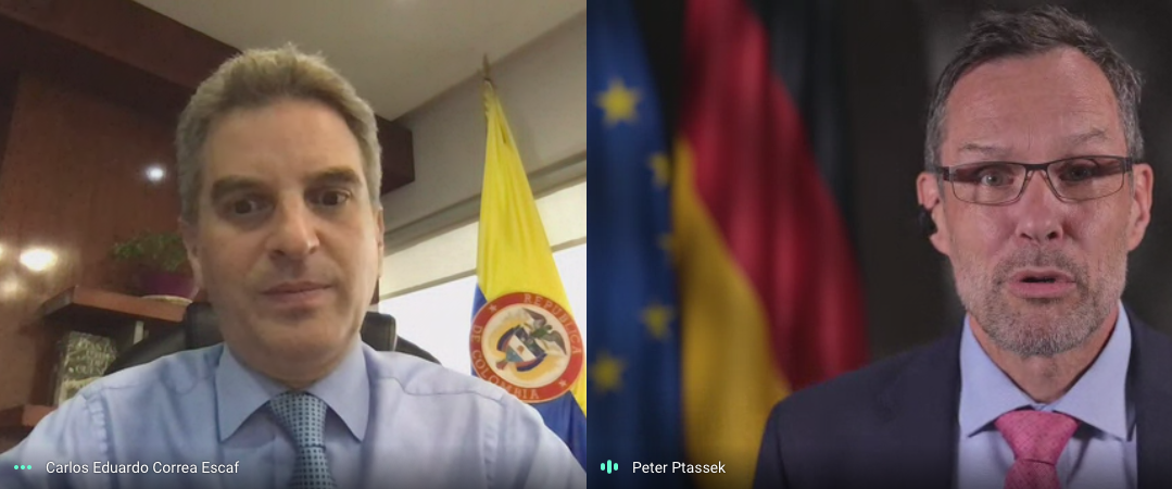 En reunión oficial, Minambiente y Embajador de Alemania dialogan sobre prioridades y portafolio de cooperación en materia ambiental