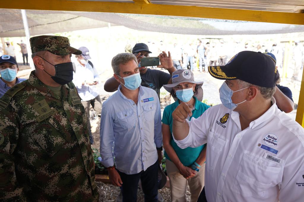 Presidente Duque entregó el primer vivero para la restauración de la vegetación de las islas de Providencia y Santa Catalina