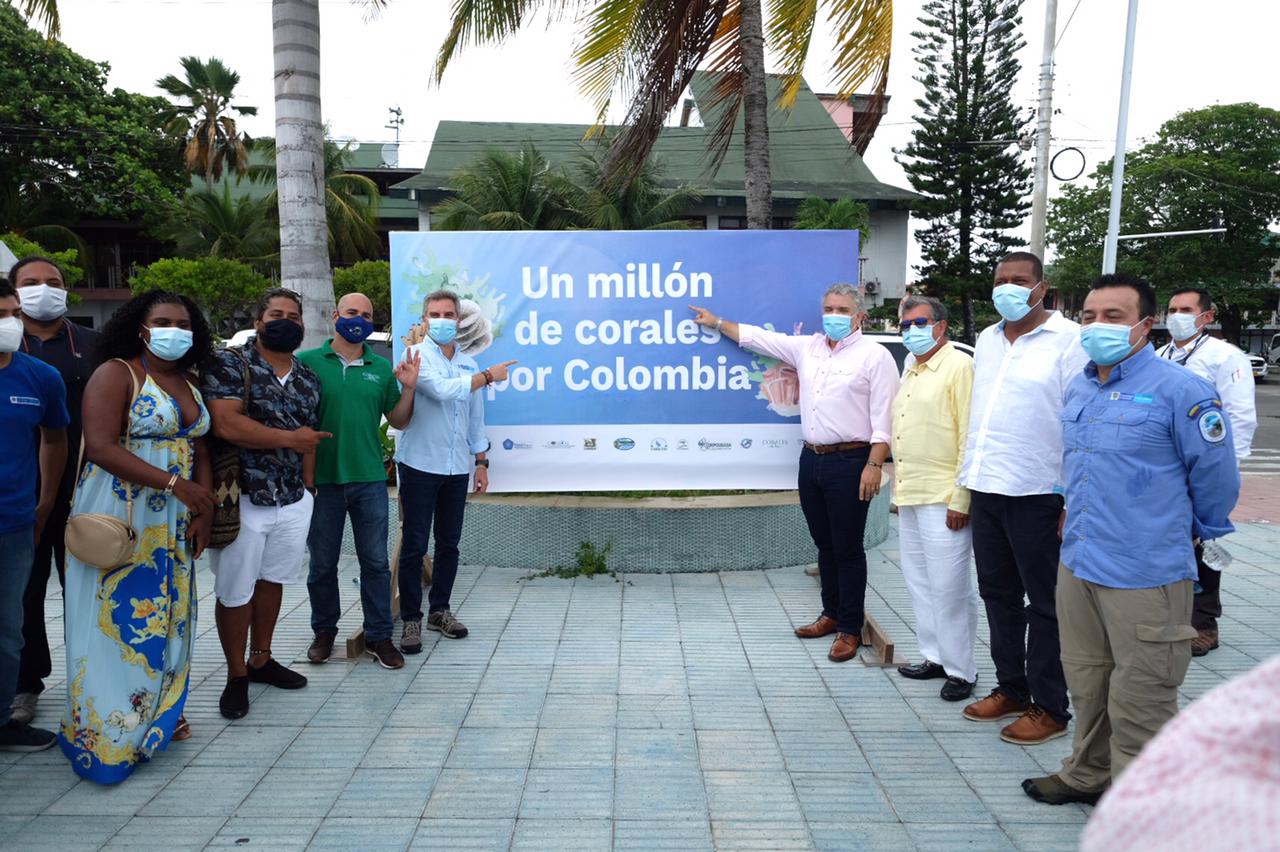 Presidente Duque y Ministro Correa lanzaron el ambicioso programa: Un Millón de Corales por Colombia