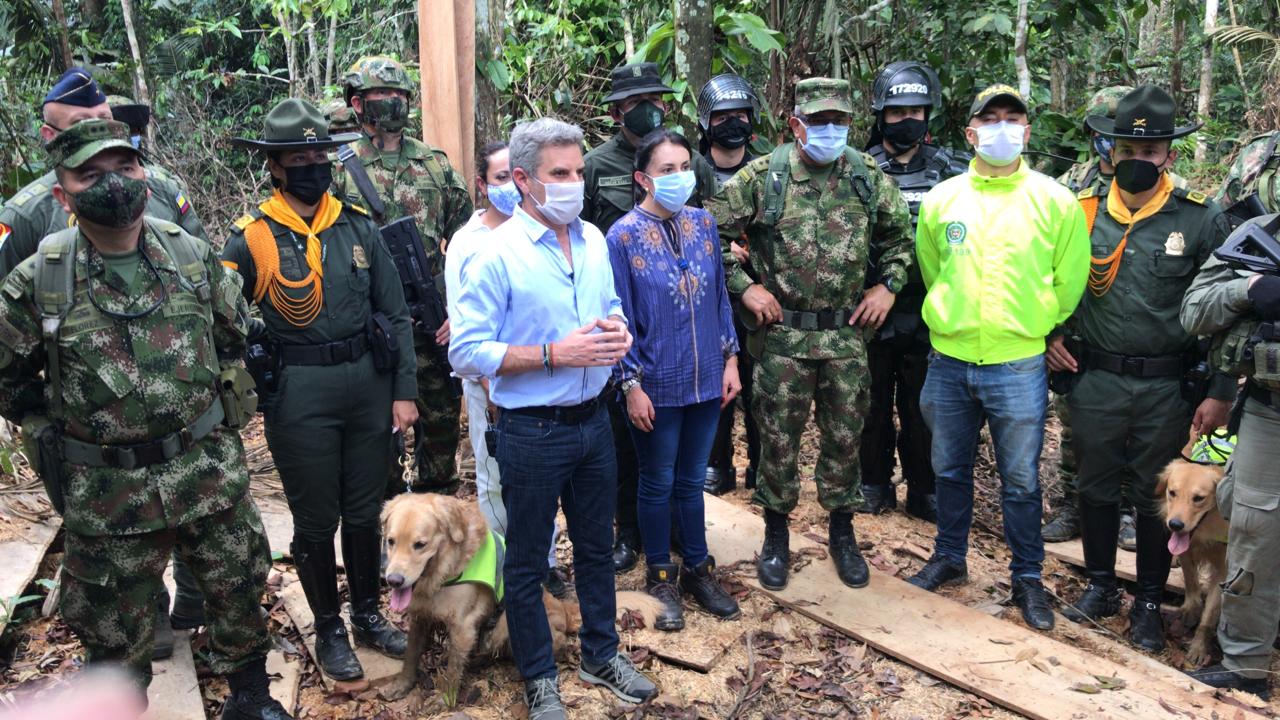 Séptima fase de Campaña Artemisa permitió la protección de 1.461 hectáreas en Zona de Reserva Forestal de la Amazonía, en Caquetá