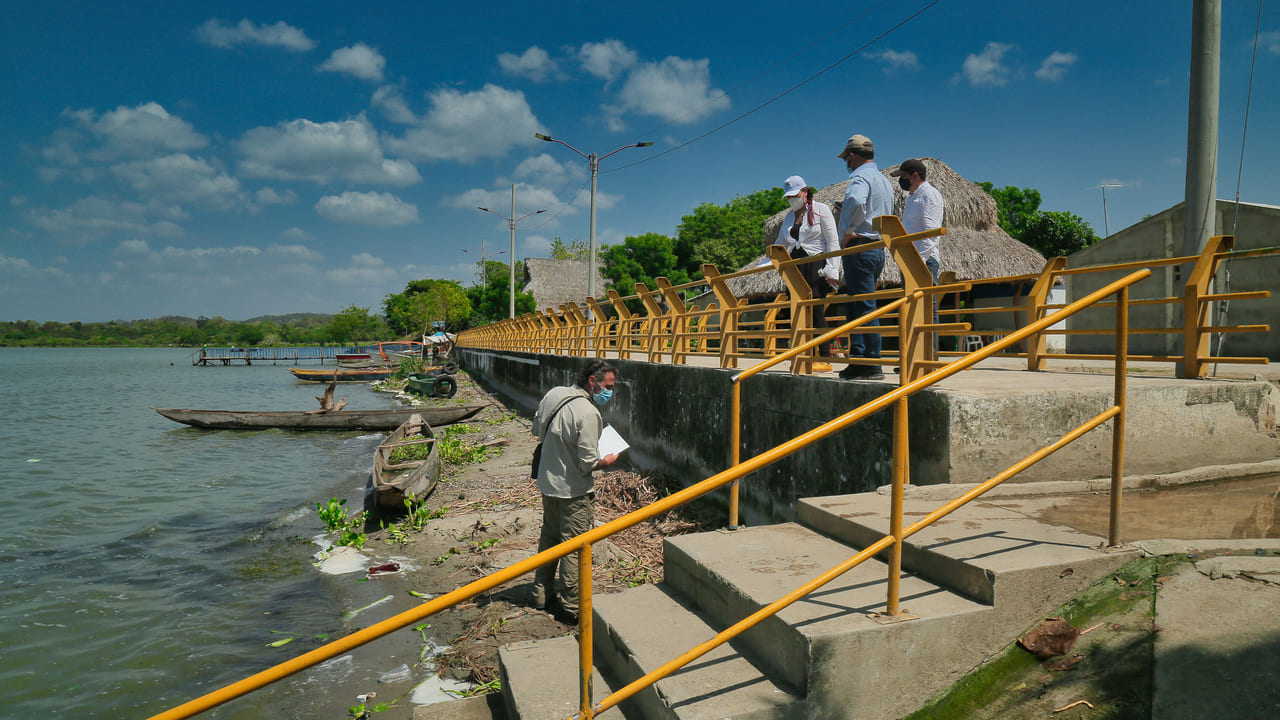 Comisión técnica de minambiente recorrió Embalse del Guájaro, brindarán apoyo para sostenimiento de su dinámica natural