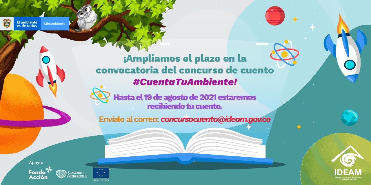 Se amplía plazo de inscripción al I Concurso de Cuento Cuenta tu Ambiente