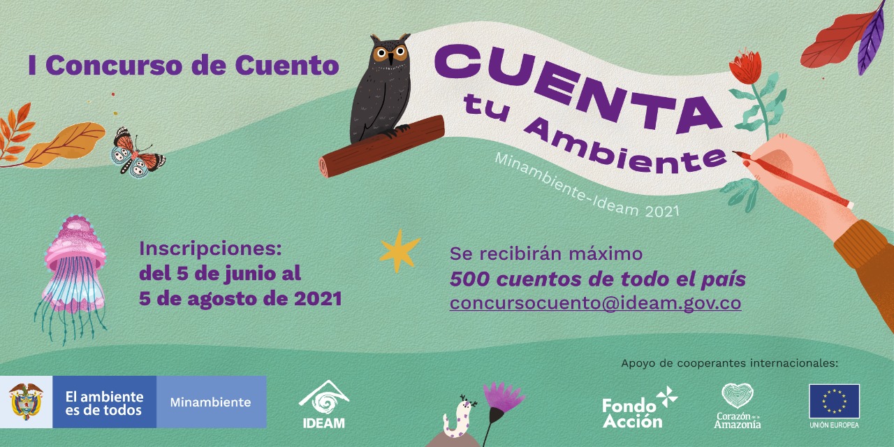 Mañana se abrirá el I Concurso de Cuento Cuenta tu Ambiente para niñas, niños y jóvenes