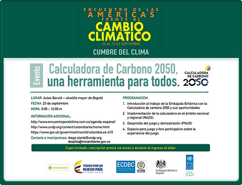 Calculadora de Carbono 2050, una herramienta para todos