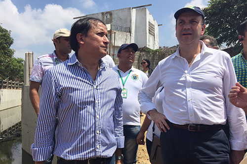 Ministro Gabriel Vallejo visita proyectos ambientales en Barranquilla y Soledad, Atlántico