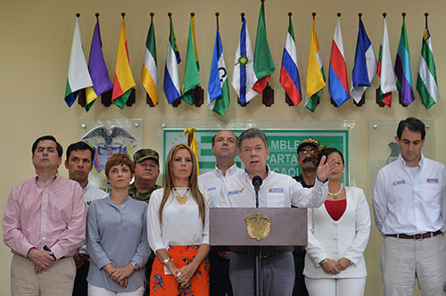 Presidente Santos advierte a las Farc que sus atentados no tienen ninguna ventaja militar