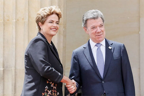 Presidentes de Colombia y Brasil ratifican cooperación bilateral en materia ambiental