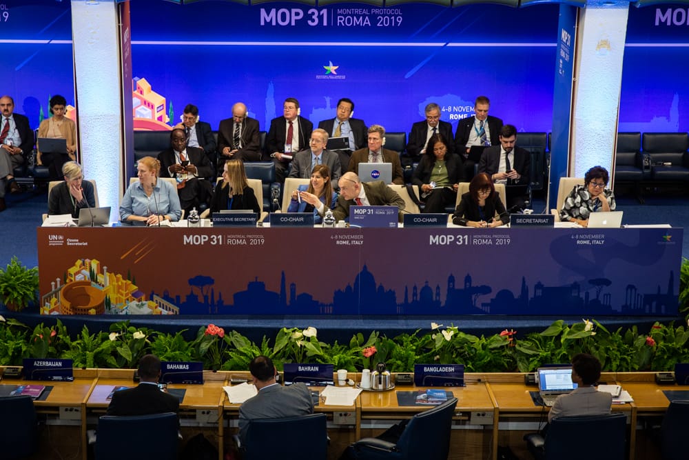 Colombia preside negociaciones en favor de la capa de ozono en 31a Reunión de las Partes del Protocolo de Montreal en Roma