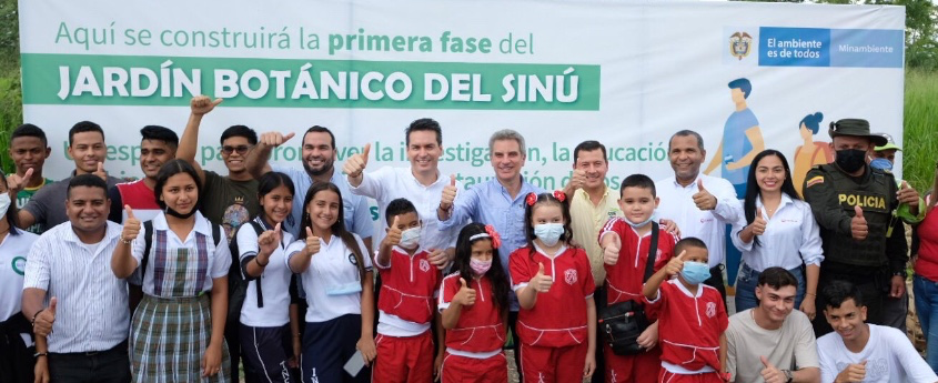 Ministro de Ambiente confirmó que el tercer Jardín Botánico del Caribe estará en Montería