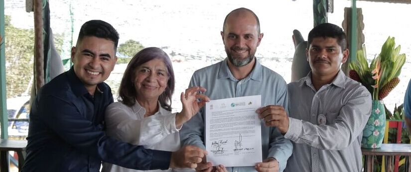 En la Amazonía, se firmó un acuerdo que dinamiza la economía y protege los ecosistemas
