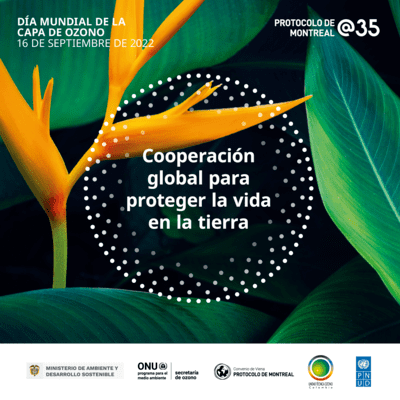 banner alusivo al día mundial de la capa de ozono