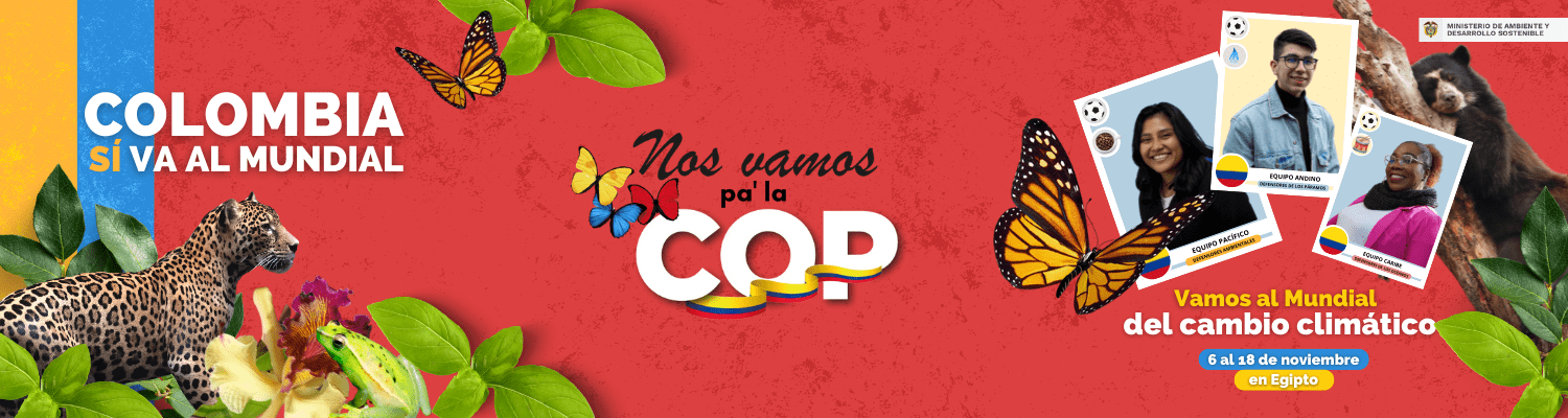 banner alusivo a la COP27