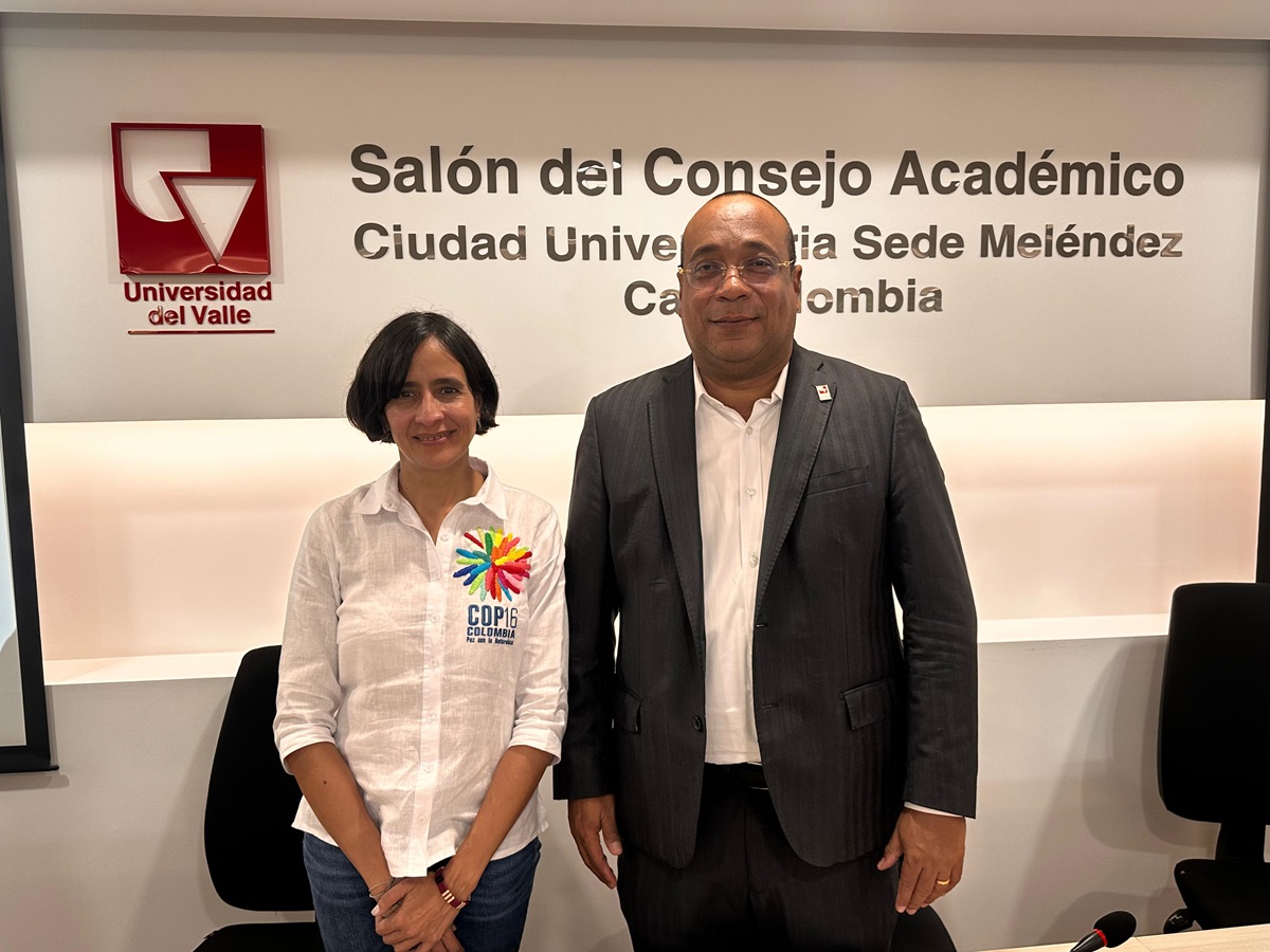 Ministra Muhamad sella alianza con la Univalle para crear en la COP16 circuito interactivo de biodiversidad, educación ambiental e inclusión social.