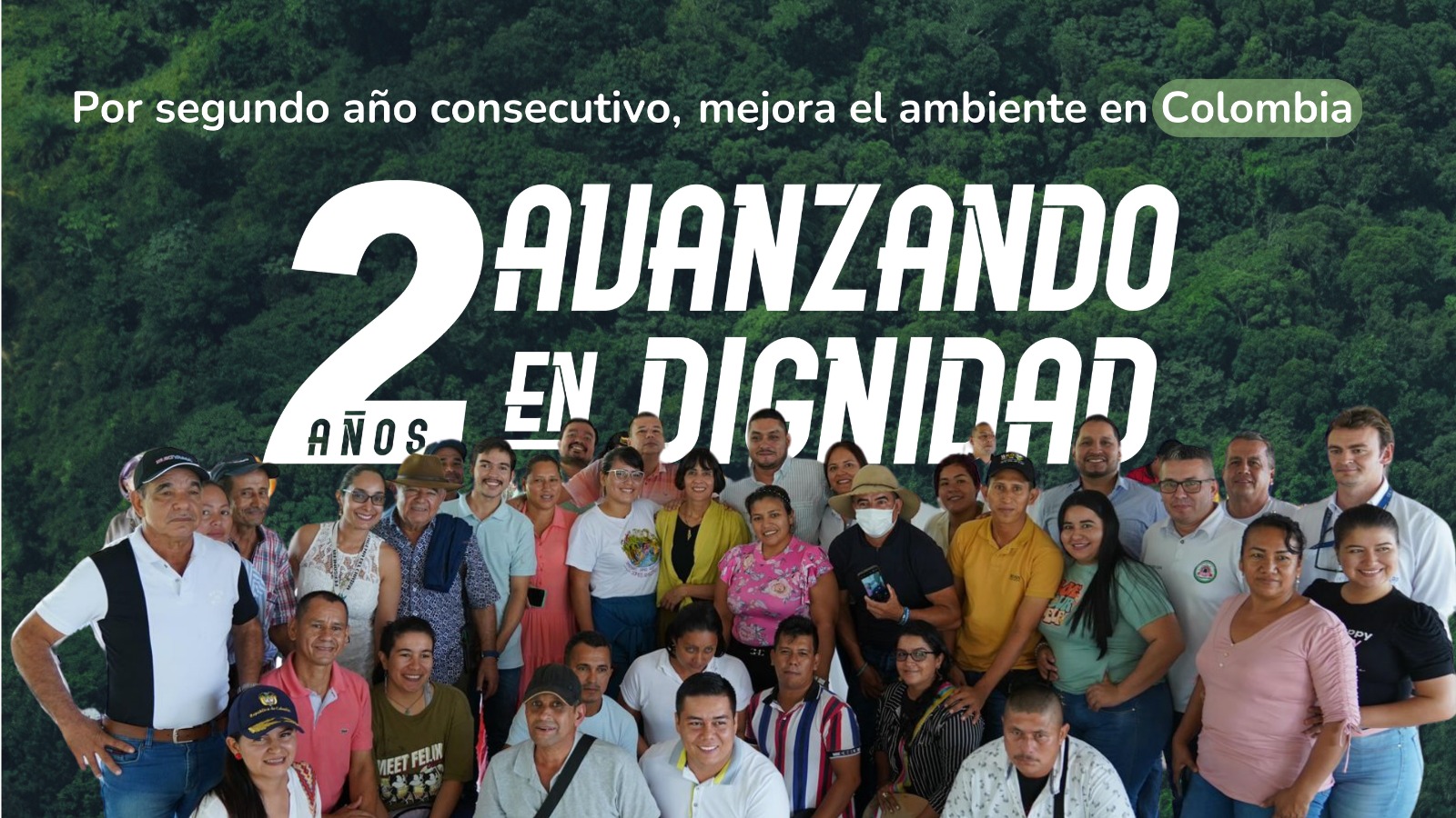Por segundo año consecutivo mejora el ambiente en Colombia