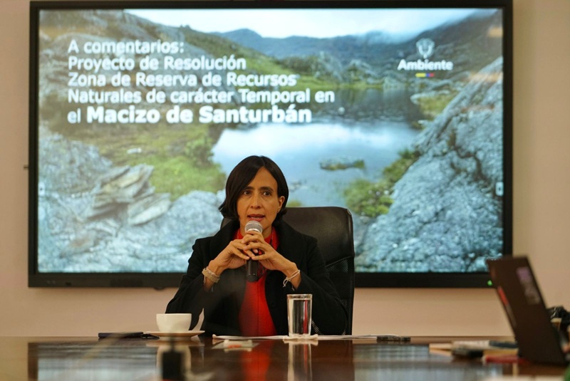 A consulta pública, proyecto de resolución para declarar Zona de Reserva Temporal en Santurbán