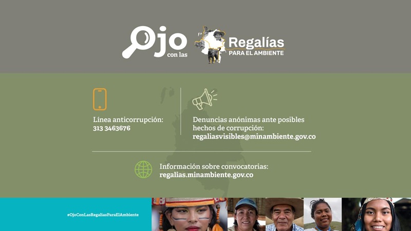 Minambiente declara lucha anticorrupción a las regalías para el ambiente